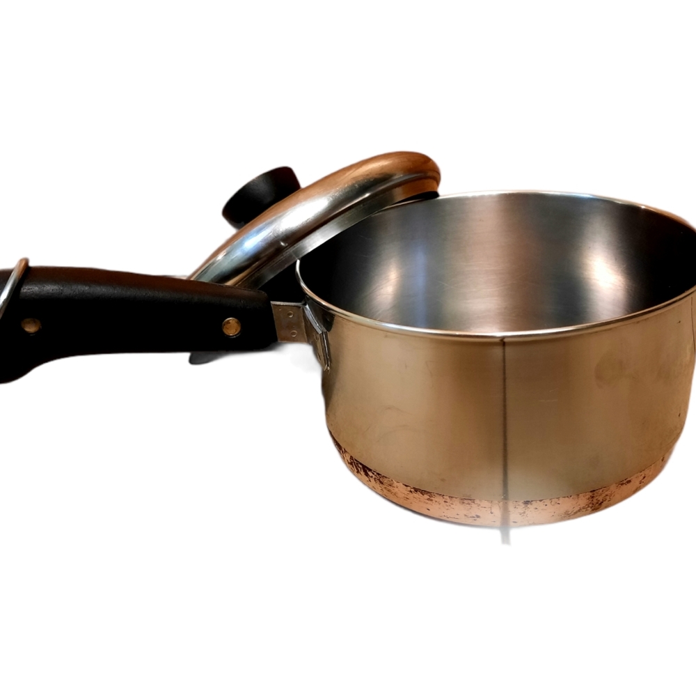 revere ware 1801 Sauce Pot Pan Cooper Bottom cookware